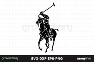 Polo ralph lauren horse SVG