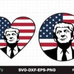 Trump love 2 SVG