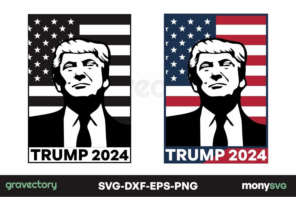 donald Trump 2024 SVG