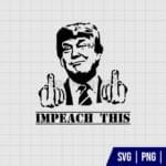Trump Impeach This SVG