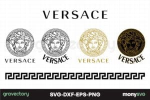 Versace logo bundle SVG