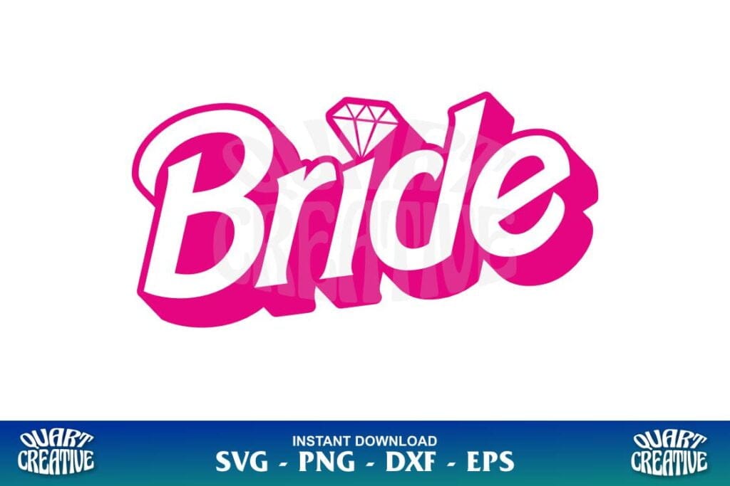 bride barbie svg