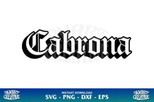 cabrona car decal svg