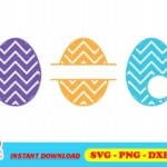 Chevron Easter Egg SVG
