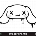 Cinnamoroll drip SVG