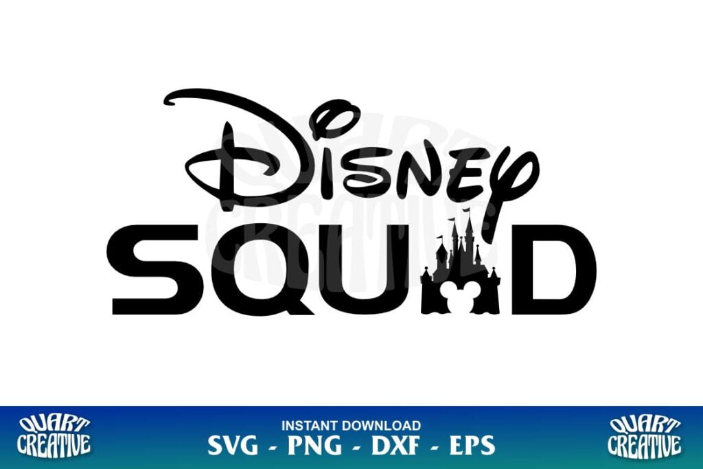 disney squad svg