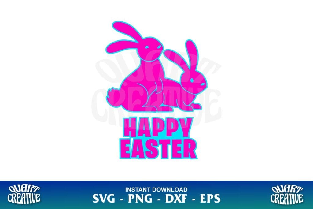 happy easter fucking rabbit svg Happy Easter Fucking Rabbit SVG