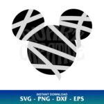 mickey mummy head svg