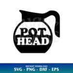 Pot Head SVG Cricut