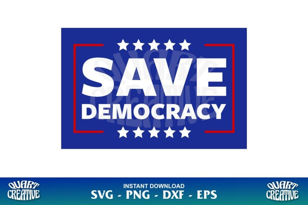 save democracy svg