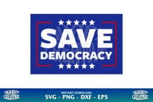 save democracy svg