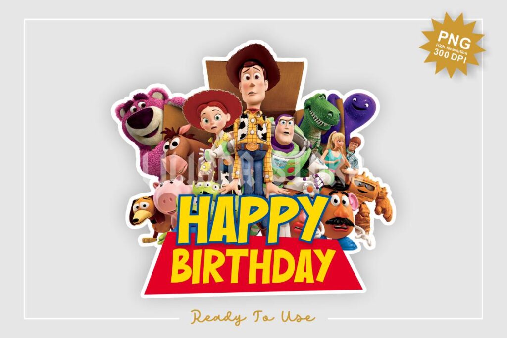 toy story cake topper png printable