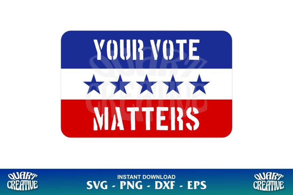 your vote matters svg