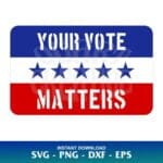 your vote matters svg