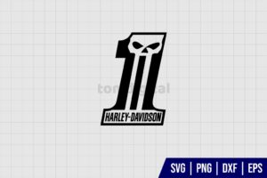 1 Harley Davidson Motorcycles SVG