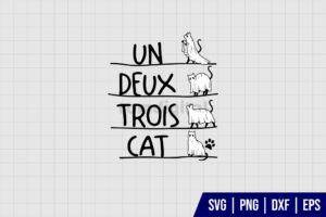 Halloween Un Deux Trois Cat Spooky SVG