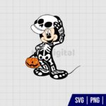 Mickey Skeleton Halloween SVG