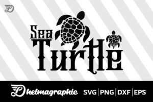 Sea Turtle SVG