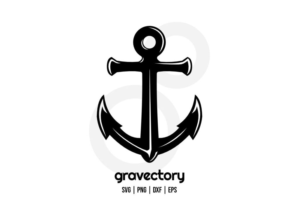 anchor vector svg cut file Anchor Vector SVG Cut File