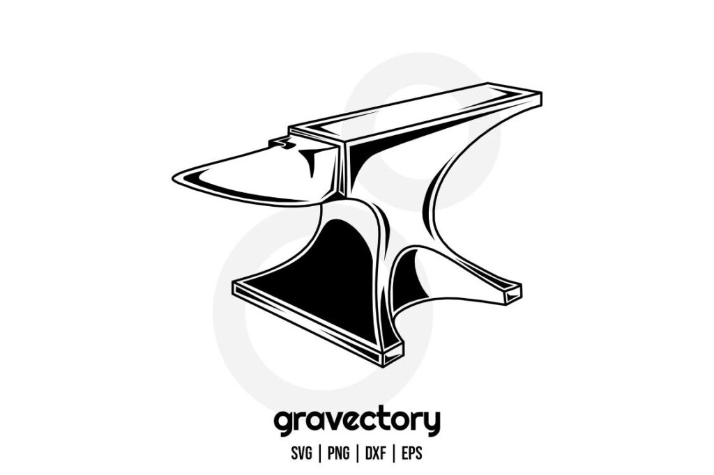 anvil vector svg cut file Anvil Vector SVG Cut File