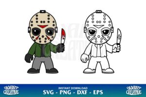 baby jason voorhees svg cricut