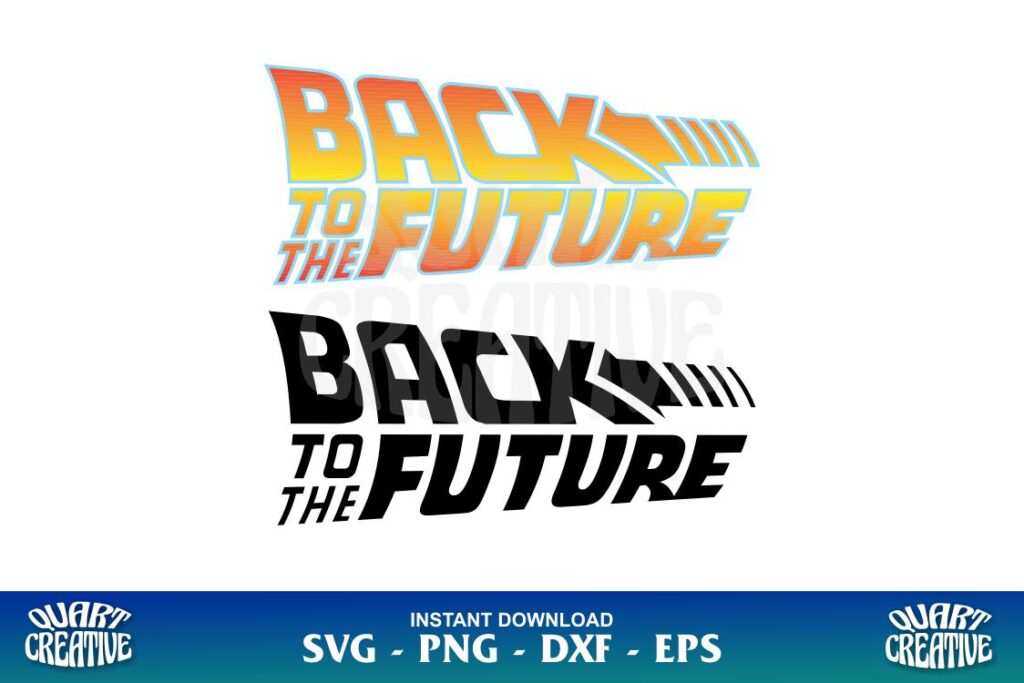 back to the future logo svg cricut