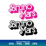 bruno mars barbie svg