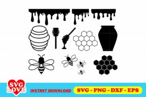 honeycomb svg honey bee svg