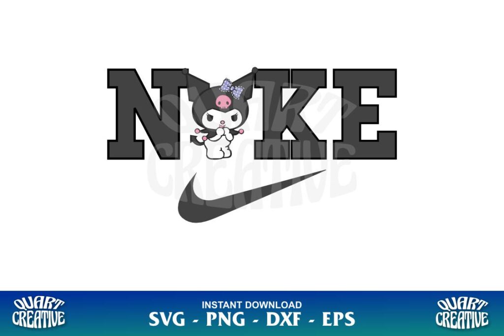 nike kuromi svg cricut Nike Kuromi SVG Cricut