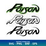 Poison Logo SVG Cricut