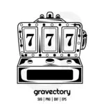 Slot Machine Vector SVG