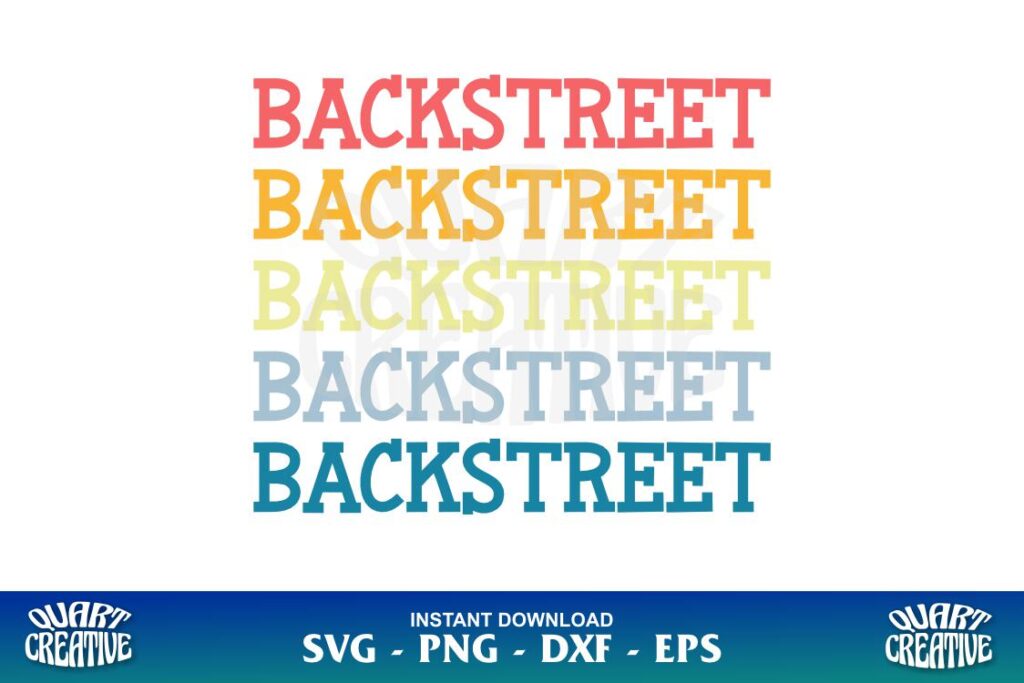 vintage backstreet svg Vintage Backstreet SVG