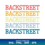 Vintage Backstreet SVG