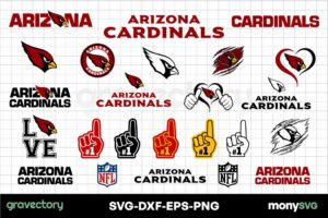 Arizona cardinals logo bundle svg 2 Gravectory