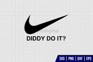 Diddy Do It Nike Logo SVG