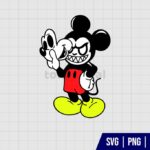 Disney Mickey Horror Face SVG