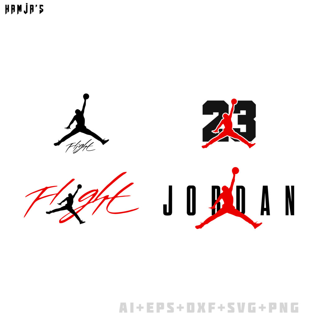 Air Jordan Logo Silhouette Svg