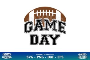 Game Day Football SVG