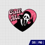 Ghostface Call Me SVG