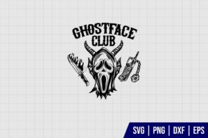 Ghostface Club SVG