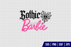 Gothic Barbie SVG