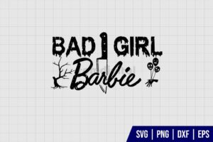 Halloween Bad Girl Barbie SVG