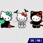 Hello Kitty Halloween SVG