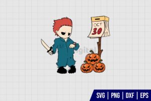 Michael Myers Halloween Pumpkin SVG