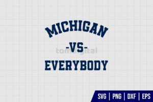 NCAA Michigan Vs Everybody SVG