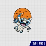 Stitch Mummy Halloween SVG