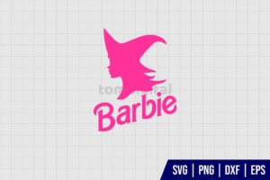 Witch Barbie Halloween SVG