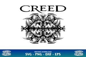 creed band logo svg cricut