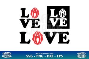 love vagina svg