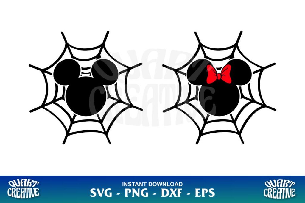 mickey minnie spider web svg Mickey Minnie Spider Web SVG